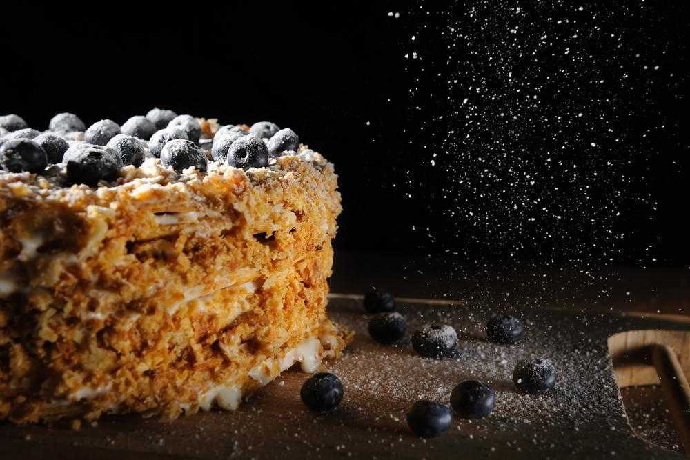 Postre Napoleón con Palmeritas Turimar