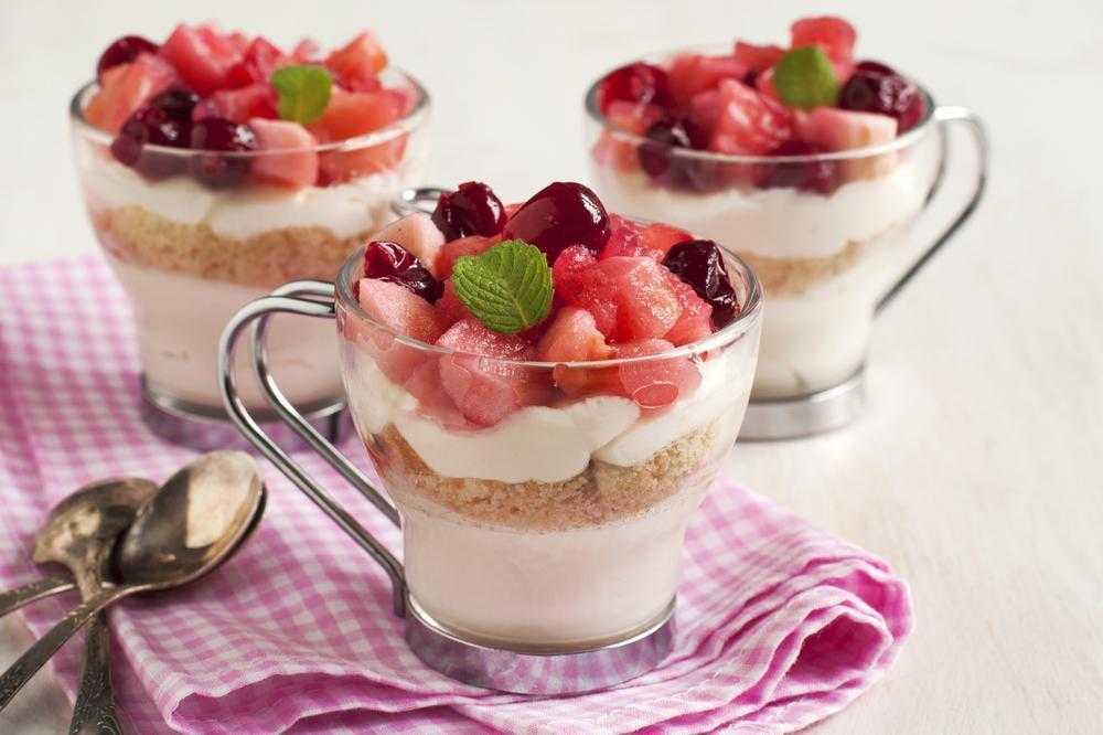 Shot de cheesecake de choco blanco y champagne